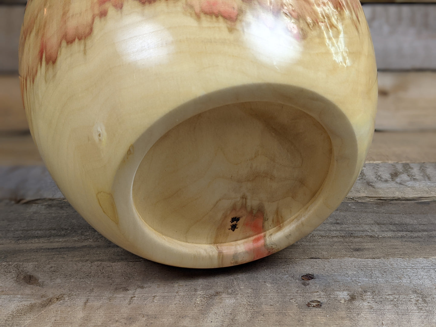 Chunky box elder hollow form