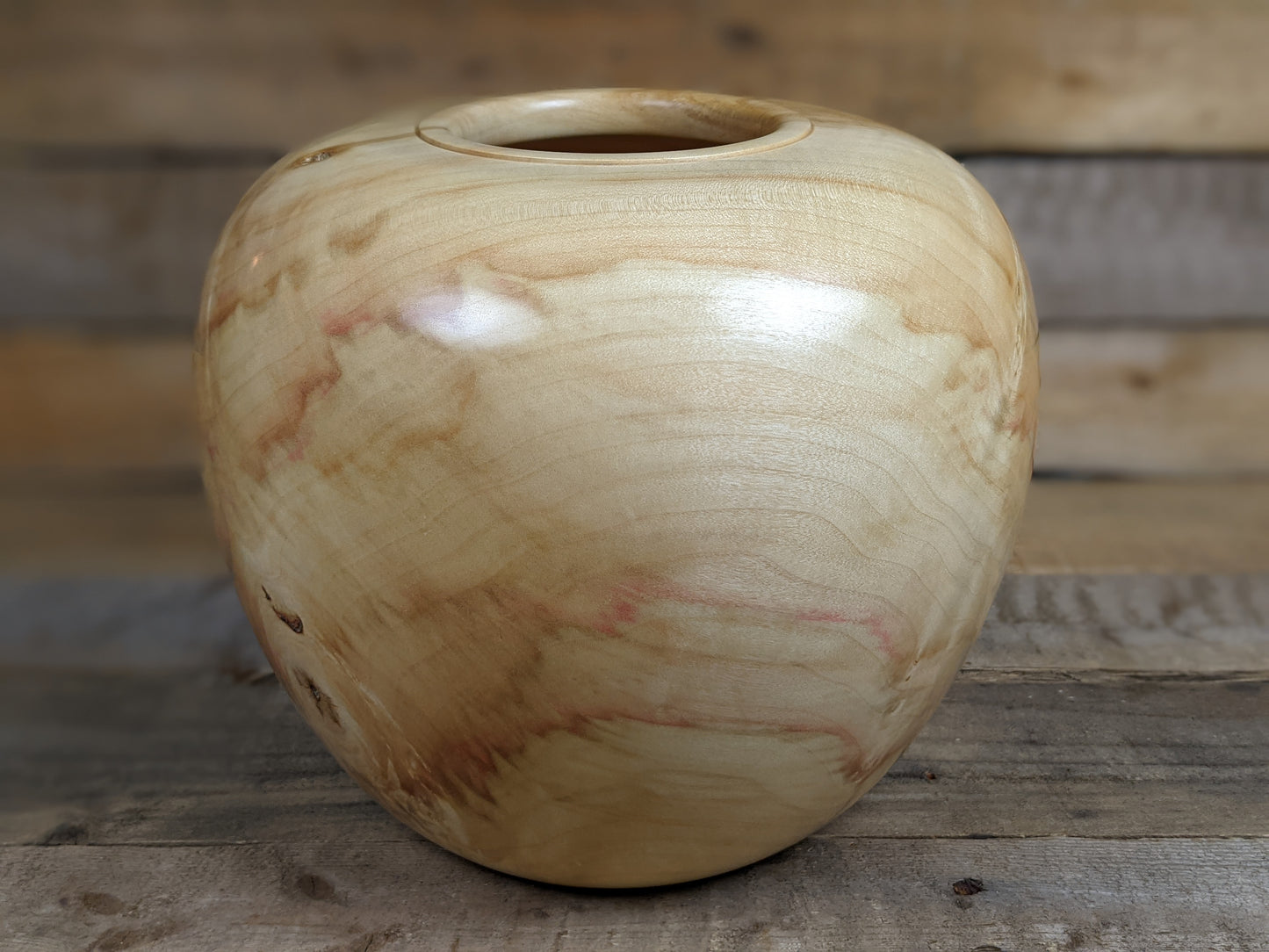 Chunky box elder hollow form