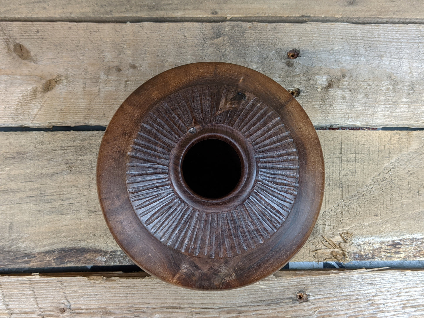 Small textured top hollow form