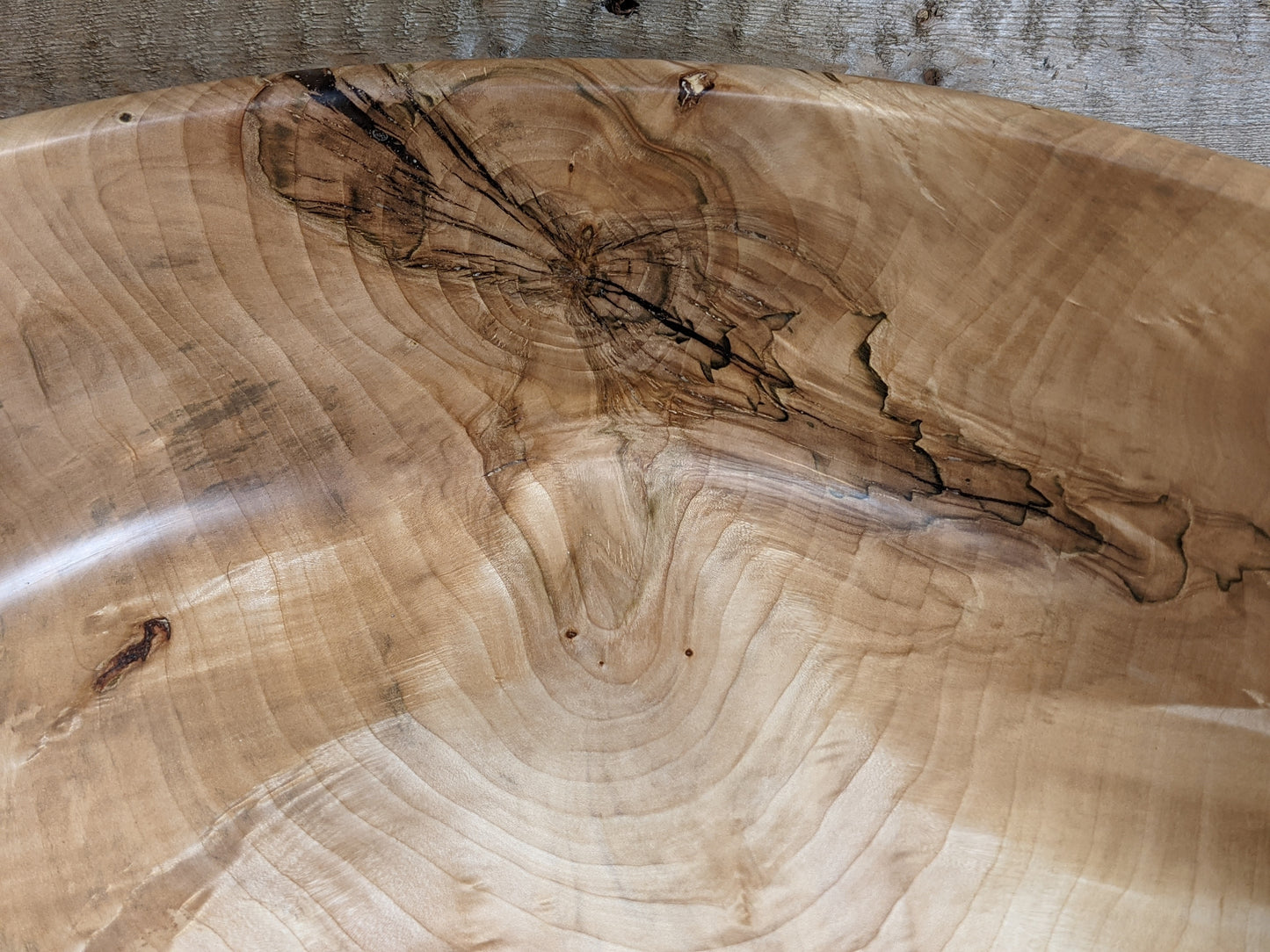 XL Figured maple bowl