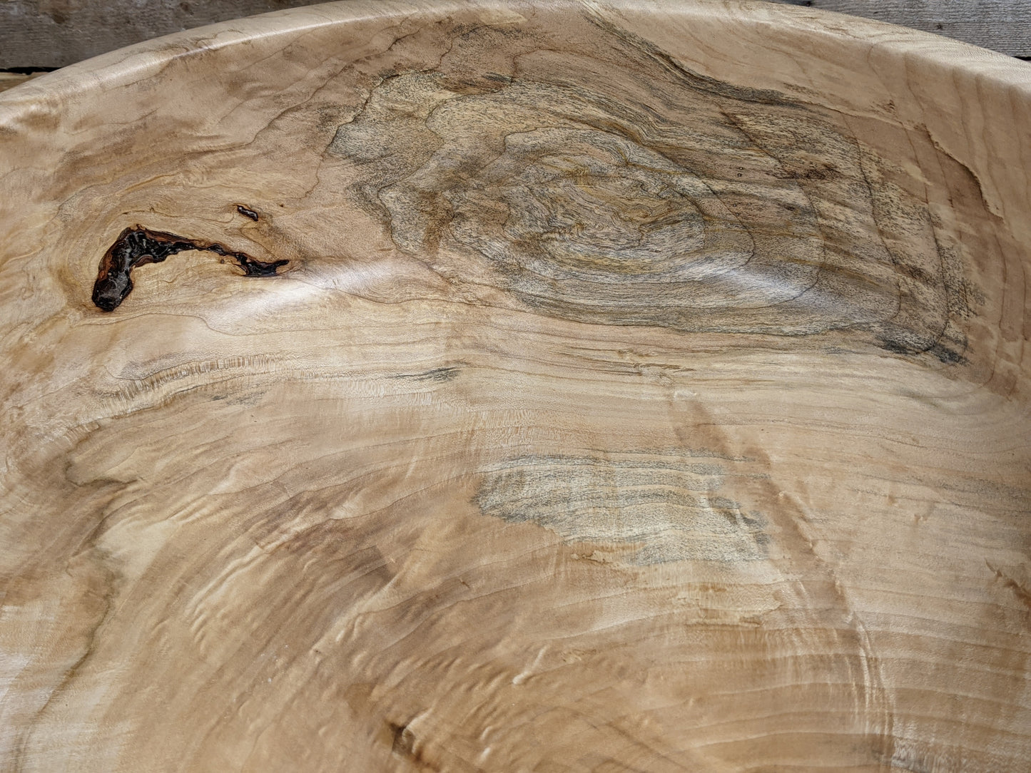XL Figured maple bowl