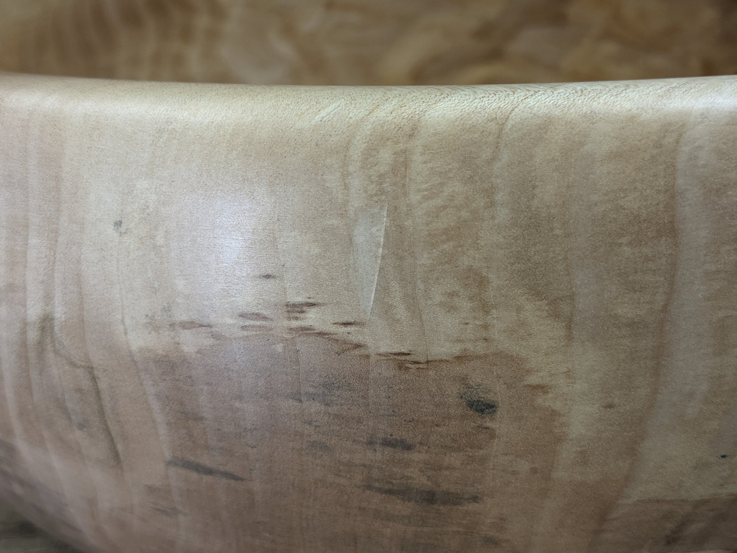 XL Figured maple bowl