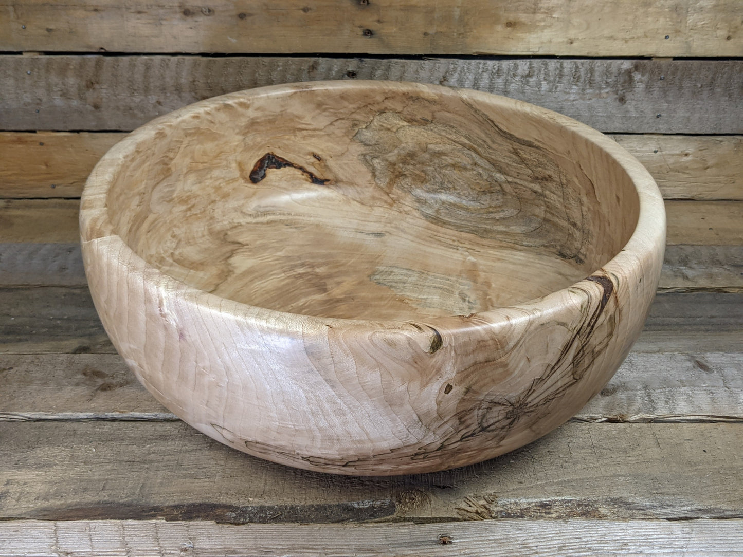 XL Figured maple bowl