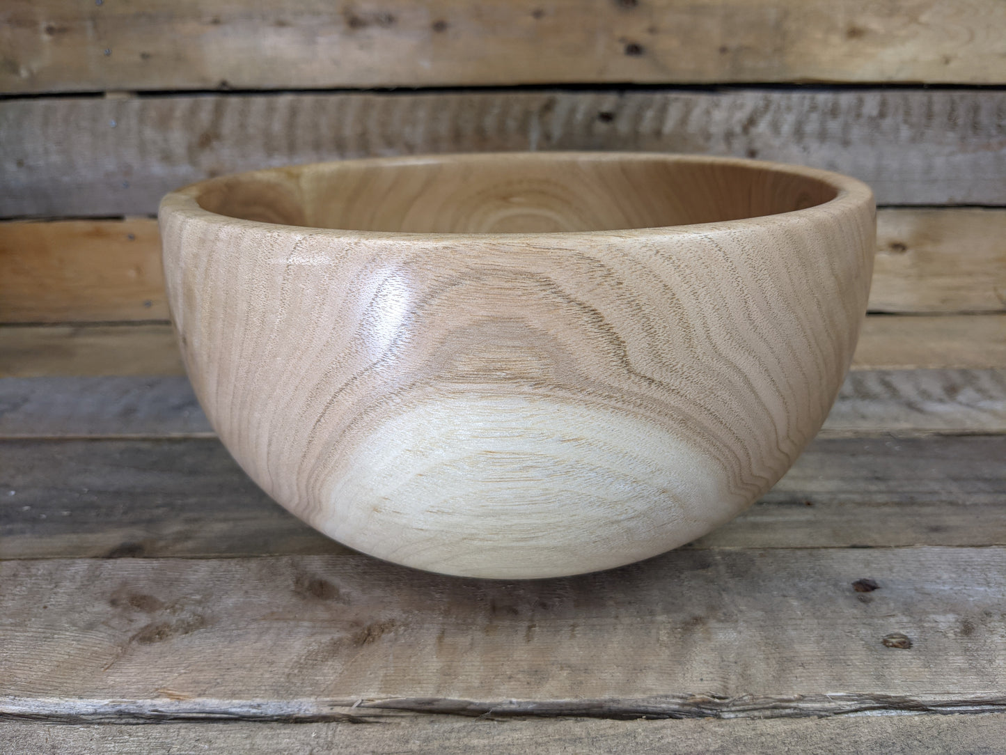Large butternut walnut bowl