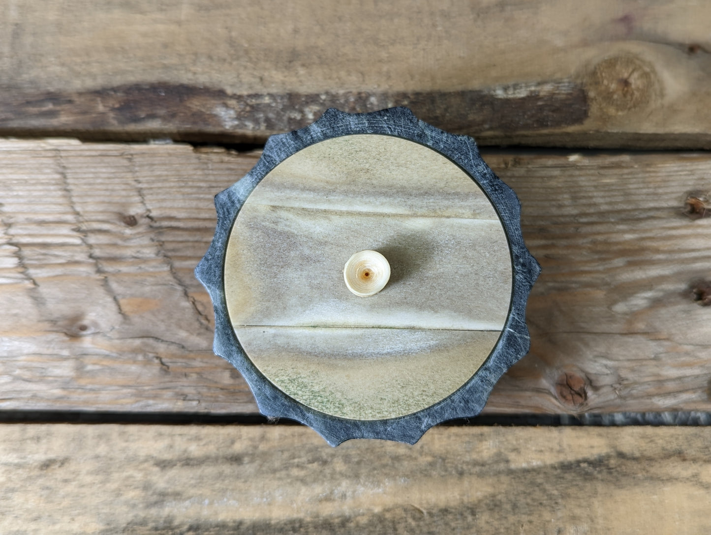 Stone, bone and antler fluted box