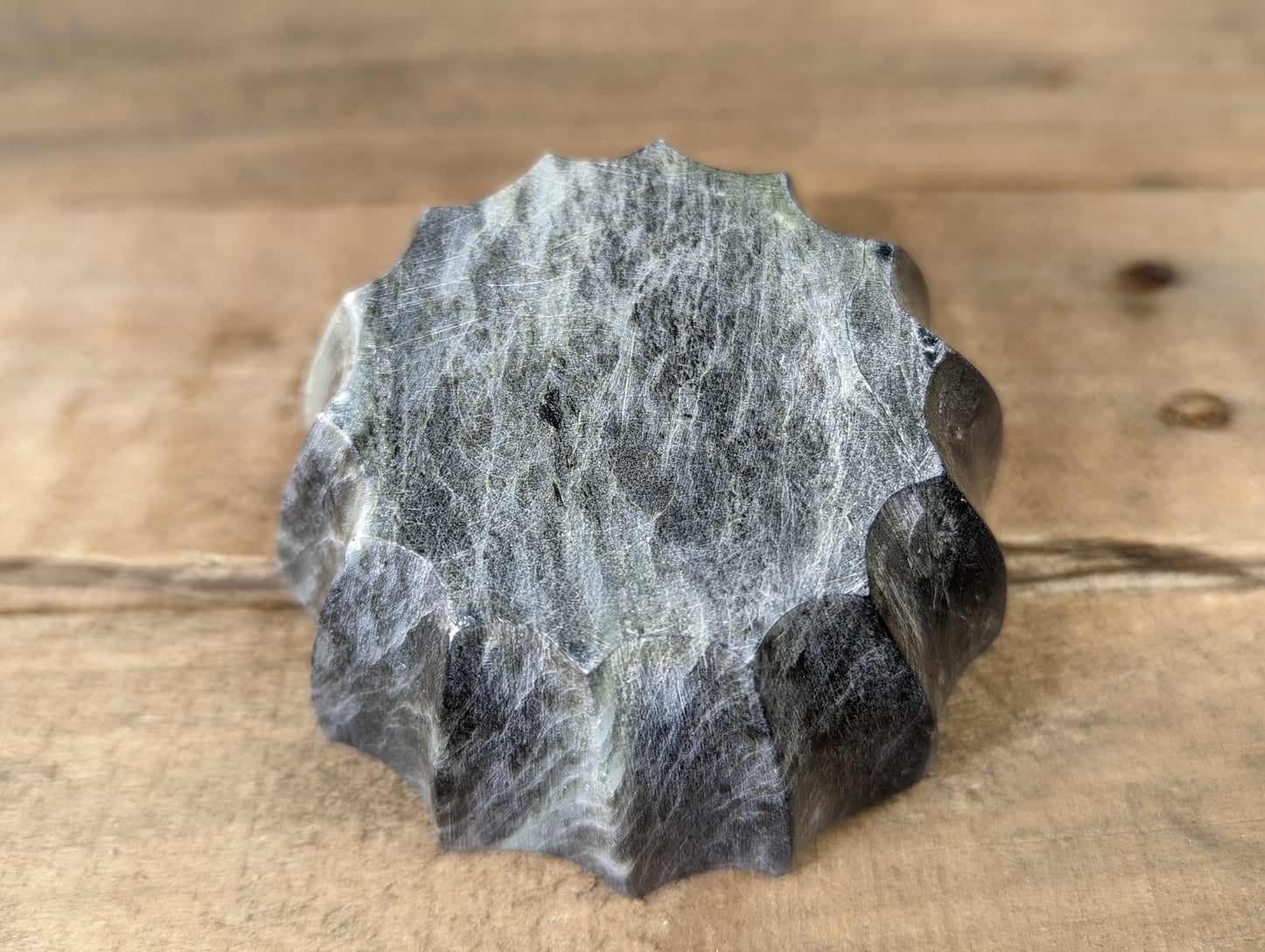 Stone, bone and antler fluted box