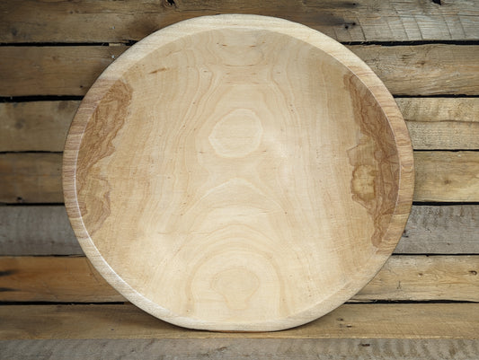 Large textured birch bowl