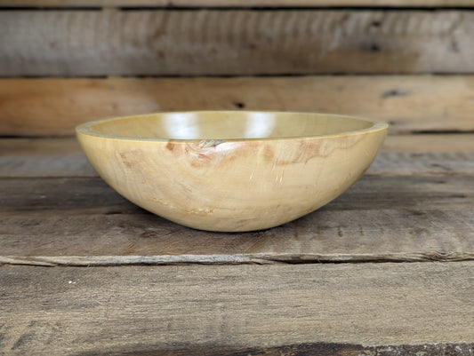 Bird's eye maple bowl