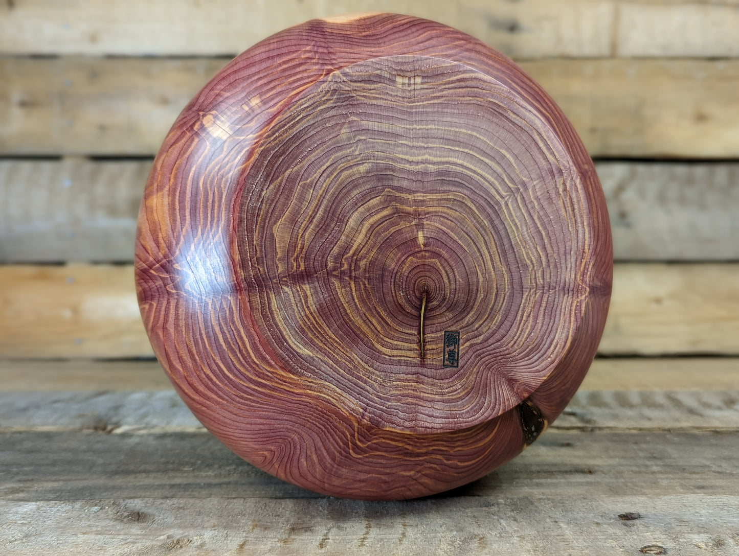 Large juniper vessel