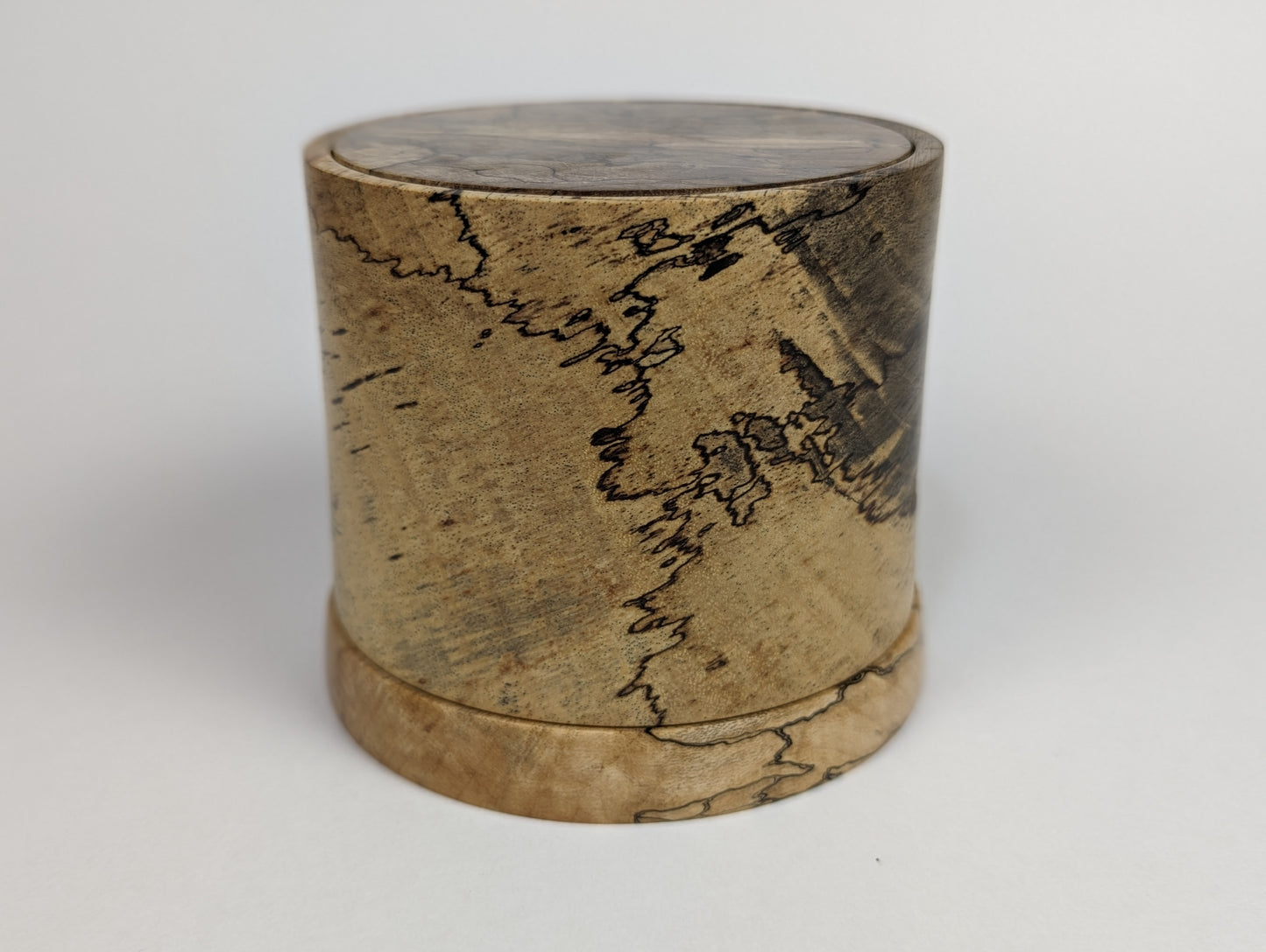 All spalted puzzle pot