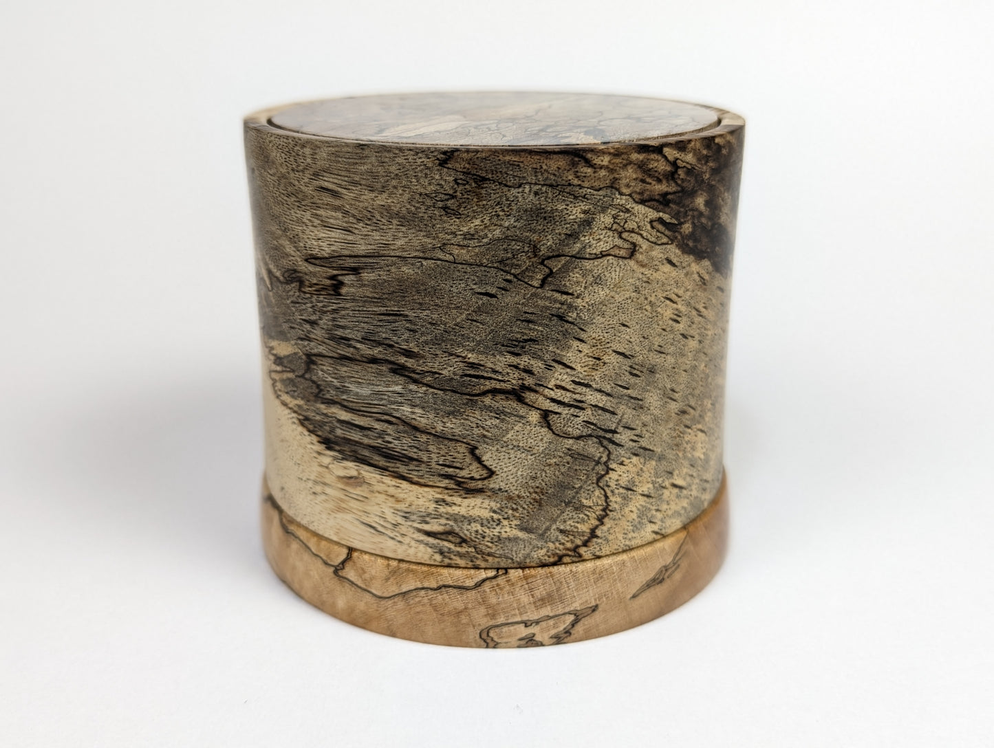 All spalted puzzle pot