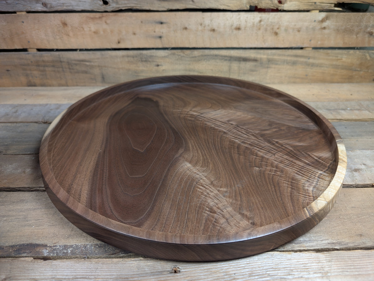 Walnut Tray Large black walnut serving tray – Shison Wood