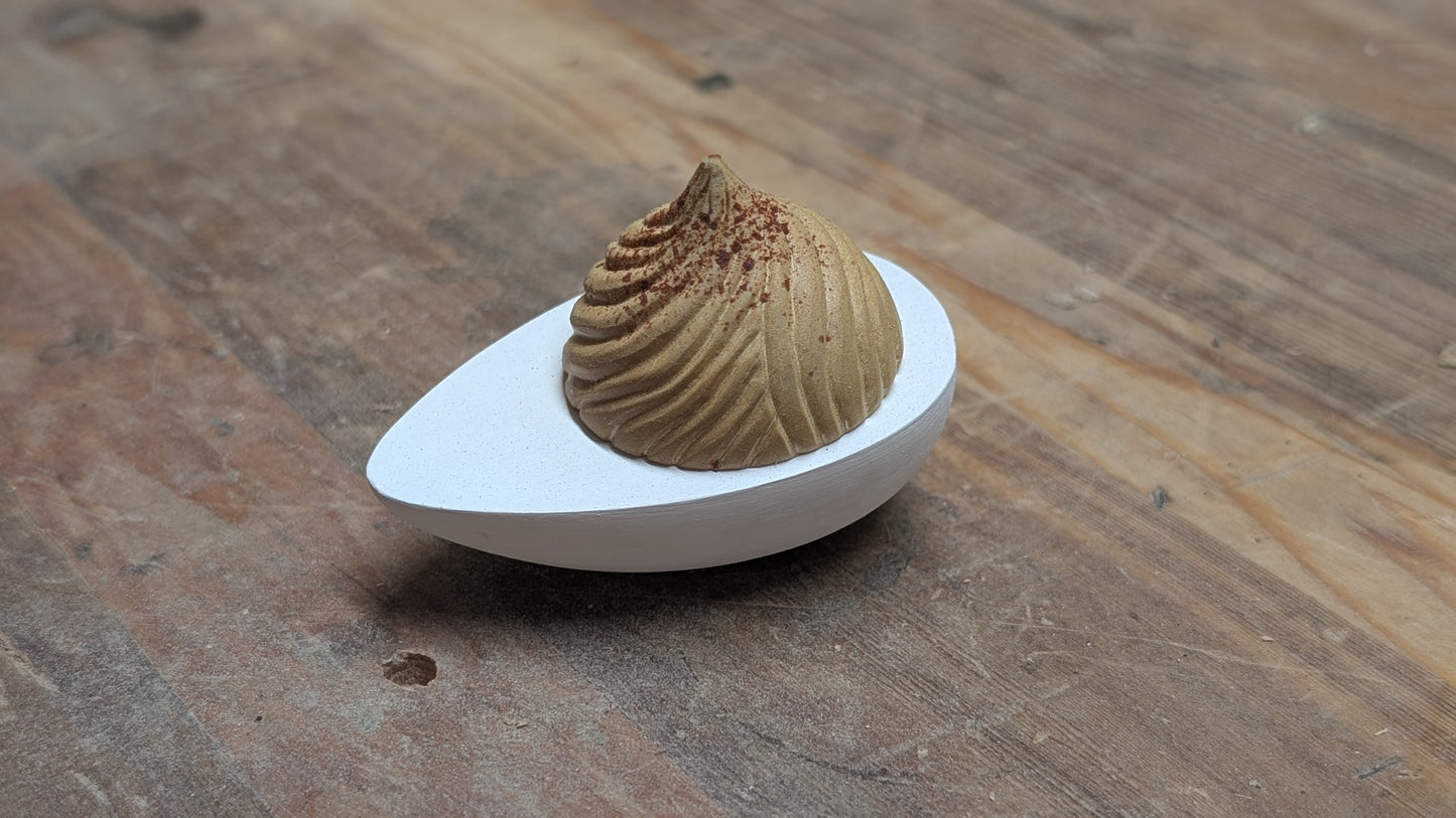 A deviled egg box