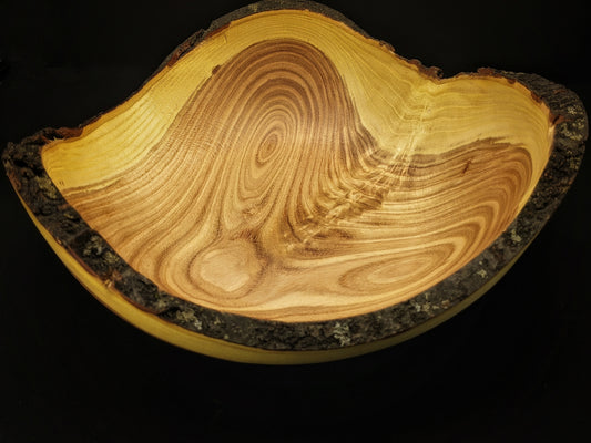 Live edge honey locust dish