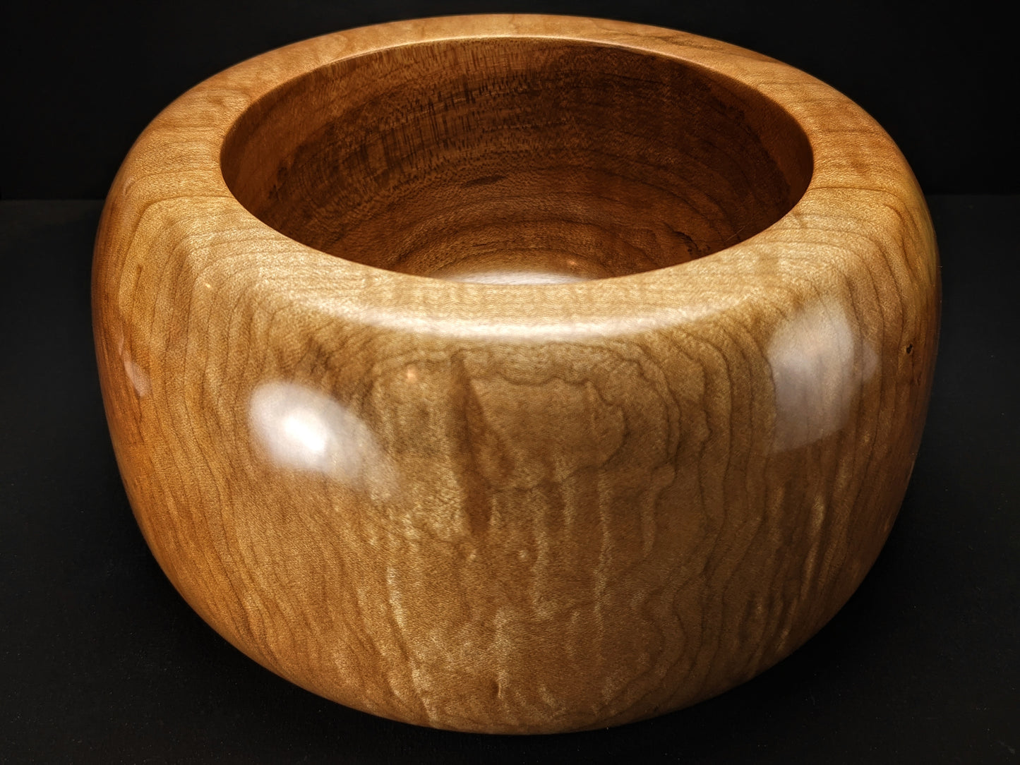 Chunky decorative spalted maple bowl