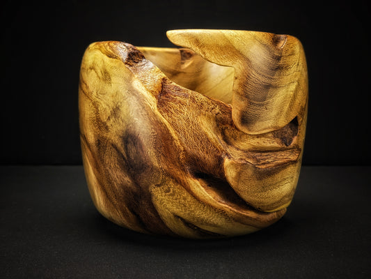 Chunky locust burl tumbler