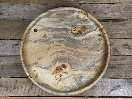 Mappa burl serving platter