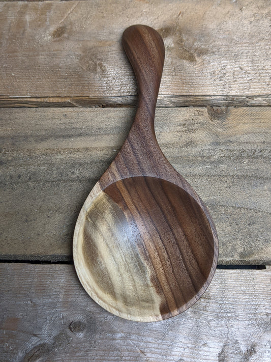 Black walnut scoop