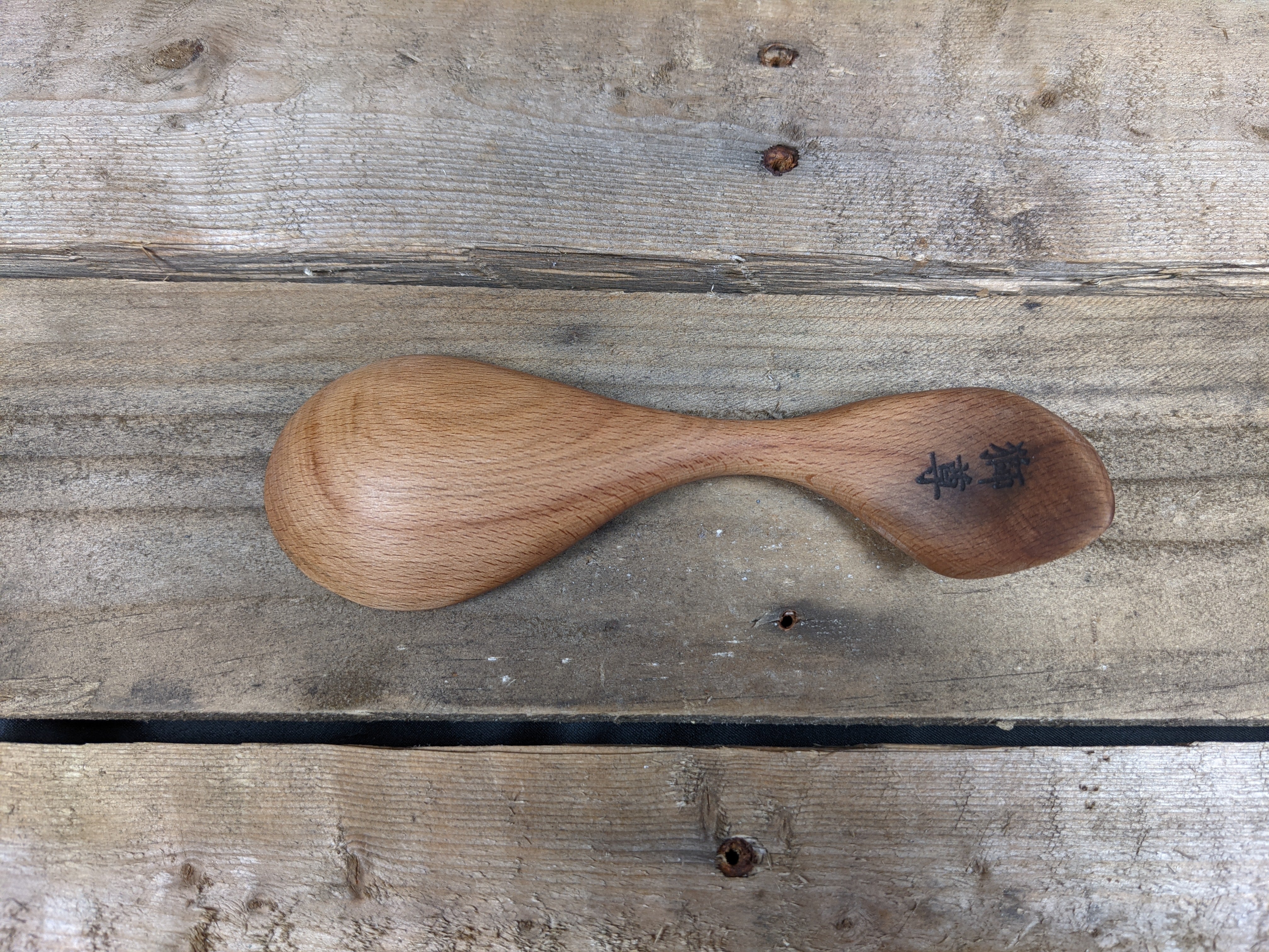 Small beechwood spoon