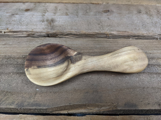 Cute little black walnut scoop