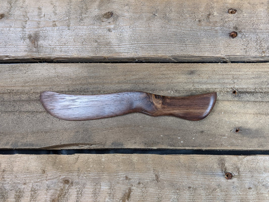 Black walnut spread knife