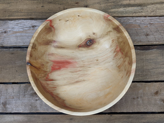 Box elder beaded bowl