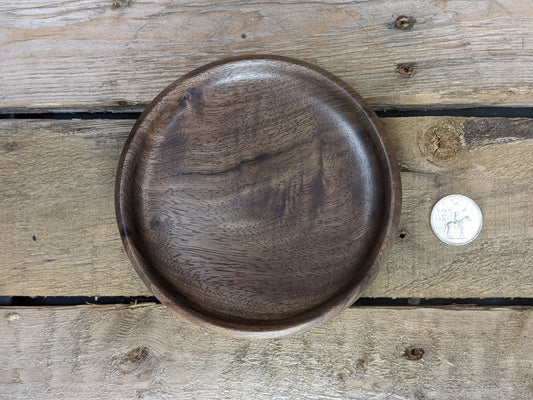 Black walnut ring dish