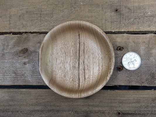 Butternut walnut ring dish