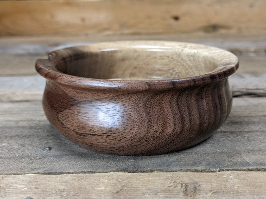 Black walnut salt throw