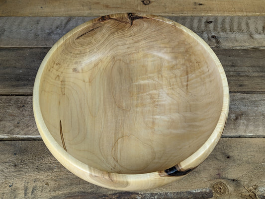 Hard maple dish